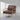 Thaddeus Brown Leather Accent Chair