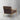 Thaddeus Brown Leather Accent Chair