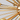 CAMILA GOLD AND WHITE CHANDELIER D 40"