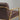 Thaddeus Brown Leather Accent Chair