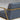 Thaddeus Retro Silver Iron Frame Track Armchair