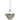 Robert Abbey Bling Round Chandelier 4-Light